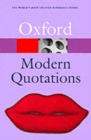 Image for The Oxford dictionary of modern quotations