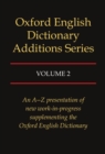 Image for Oxford English Dictionary Additions Series: Volume 2