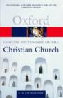 Image for The concise Oxford dictionary of the Christian Church
