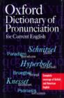 Image for The Oxford dictionary of pronunciation for current English