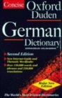 Image for The Oxford-Duden concise German dictionary  : German-English/English-German