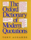 Image for The Oxford Dictionary of Modern Quotations