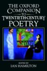 Image for The Oxford Companion to Twentieth-Century Poetry in English