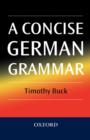 Image for A Concise German Grammar