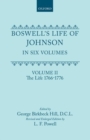 Image for BOSWELLLIFE JOHNSON VOL 2 17661776 C