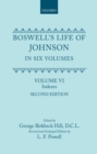 Image for BOSWELLLIFE JOHNSON VOL 6 INDEX 2E C