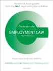 Image for Employment law  : law revision and study guide
