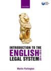 Image for Introduction to the English Legal System 2014-2015