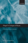 Image for Hegel&#39;s Critique of Kant