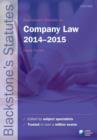 Image for Blackstone&#39;s Statutes on Company Law 2014-2015