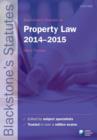 Image for Blackstone&#39;s Statutes on Property Law 2014-2015
