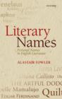 Image for Literary Names