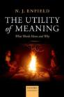 Image for The utility of meaning  : what words mean and why