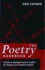 Image for The poetry handbook  : a guide to reading poetry in English for pleasure and practical criticism