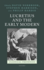 Image for Lucretius and the early modern