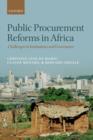 Image for Public procurement reforms in Africa  : challenges in institutions and governance