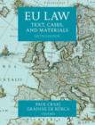 Image for EU law  : text, cases, and materials
