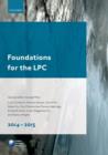 Image for Foundations for the LPC 2014-15
