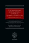 Image for The Max Planck encyclopedia of public international law  : international economic law