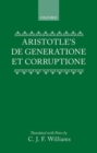 Image for Aristotle&#39;s De Generatione et Corruptione