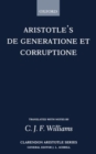 Image for De Generatione et Corruptione