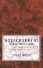 Image for Horace Odes III Dulce Periculum