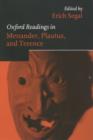 Image for Oxford Readings in Menander, Plautus, and Terence