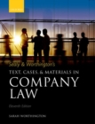 Image for Sealy &amp; Worthington&#39;s text, cases and materials in company law