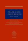 Image for Trade Mark Law in Europe 3e