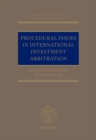 Image for Procedural issues in international investment arbitration
