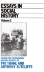 Image for Essays in Social History Volume 2