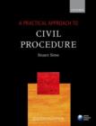 Image for A practical approach to civil procedure