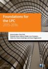 Image for Foundations for the LPC 2015-2016
