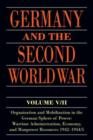 Image for Germany and the Second World War.Volume V,: Organization and mobilization of the German sphere of power
