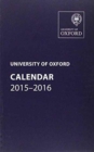 Image for University of Oxford Calendar 2015-2016