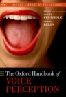 Image for The Oxford handbook of voice perception