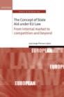 Image for The concept of state aid under EU law  : from internal market to competition and beyond