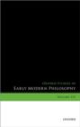 Image for Oxford Studies in Early Modern Philosophy, Volume VII