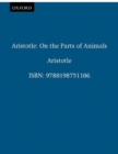 Image for Aristotle: On the Parts of Animals
