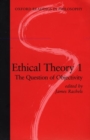 Image for Ethical theory1: The question of objectivity