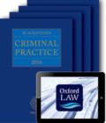 Image for Blackstone&#39;s Criminal Practice 2016 (book, all supplements, and digital pack)