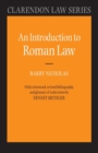 Image for An Introduction to Roman Law