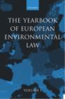 Image for Yearbook of European Environmental Law: Volume One