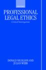 Image for Professional Legal Ethics