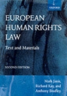 Image for European human rights law  : text and materials