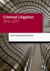 Image for Criminal Litigation 2016-2017