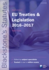 Image for Blackstone&#39;s EU Treaties &amp; Legislation 2016-2017