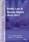 Image for Blackstone&#39;s Statutes on Public Law &amp; Human Rights 2016-2017