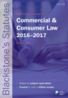 Image for Blackstone&#39;s statutes on commercial &amp; consumer law 2016-2017