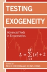 Image for Testing Exogeneity